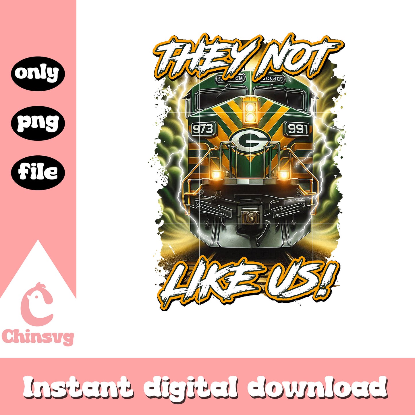 Green Bay Packers they not like us png, nfl logo team png