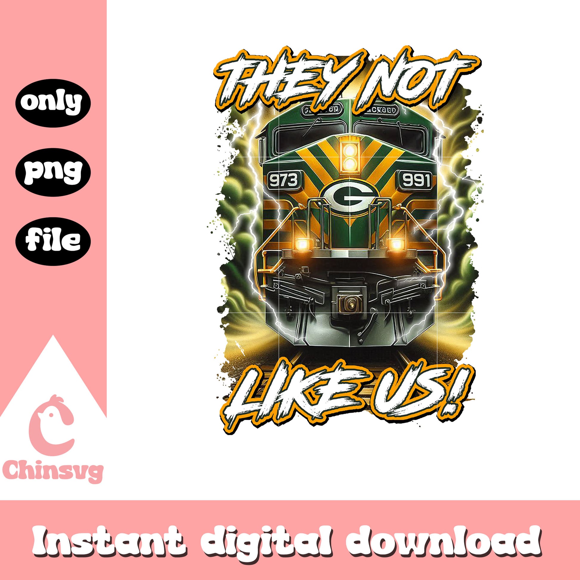 Green Bay Packers they not like us png, nfl logo team png