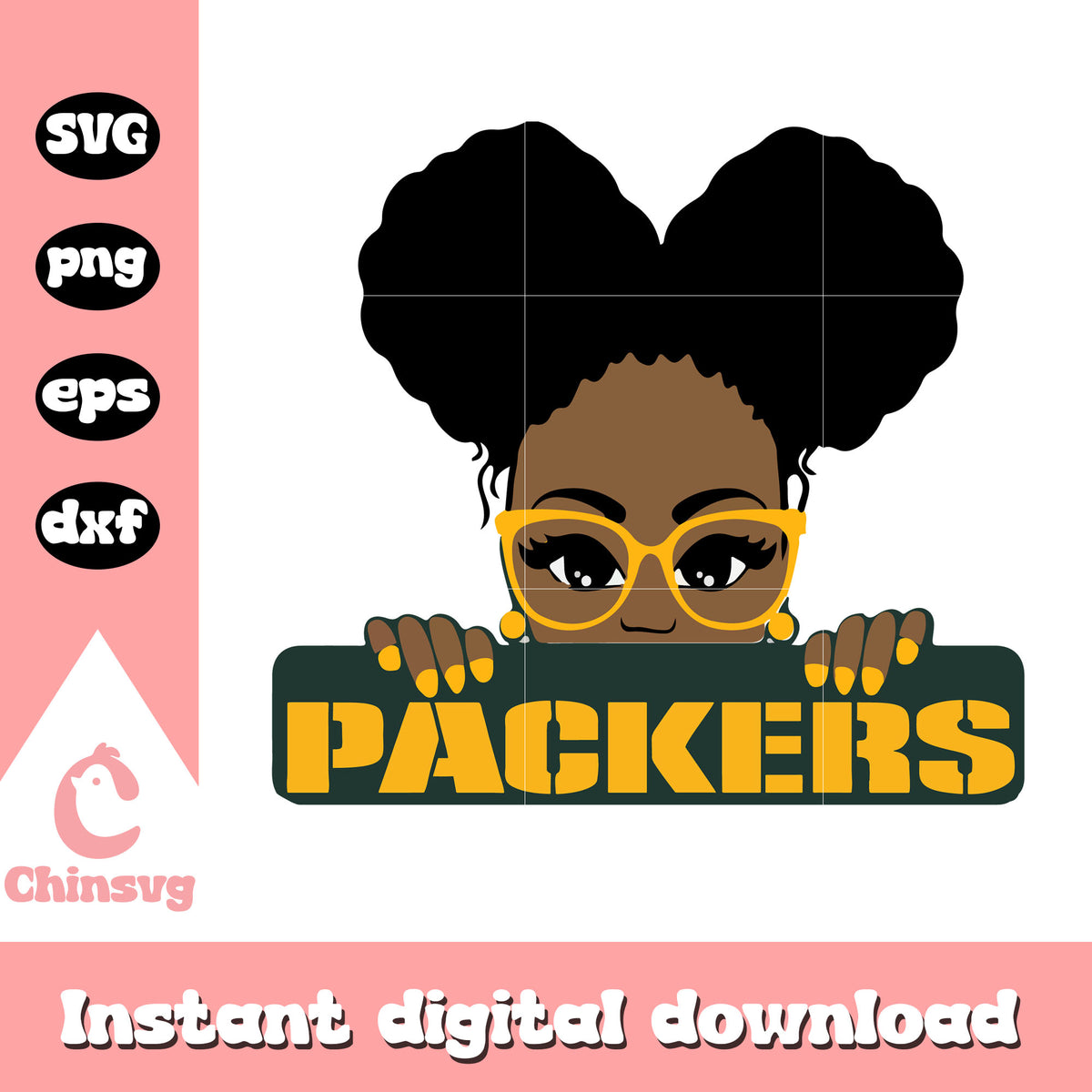 Green bay packers nfl fan girl svg, picture of green bay packers logo svg