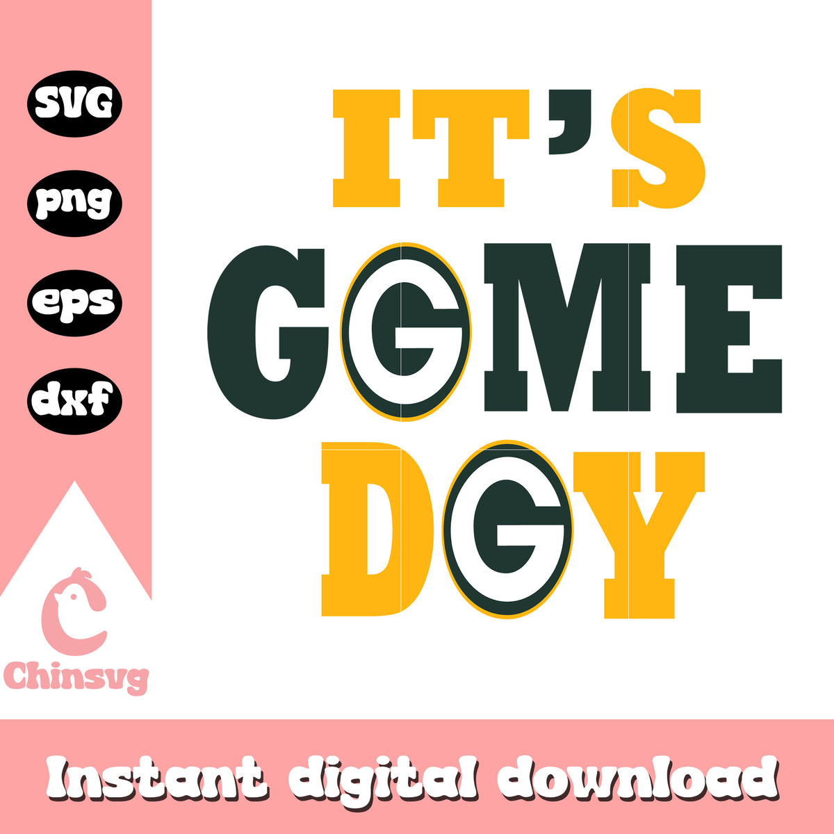 Green bay packers nfl it's gome doy svg, green bay packers pictures logo svg