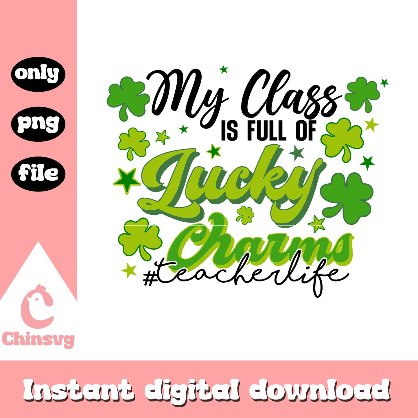 Green class st patrick’s png, happy st patricks day​ png