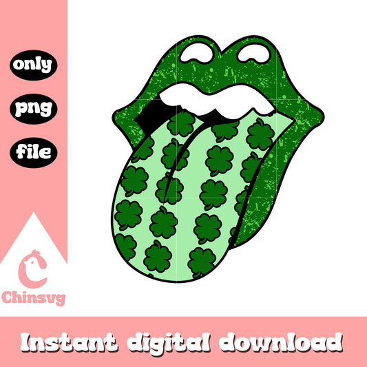 Green lip st patrick’s png, st patrick door decoration​​ png