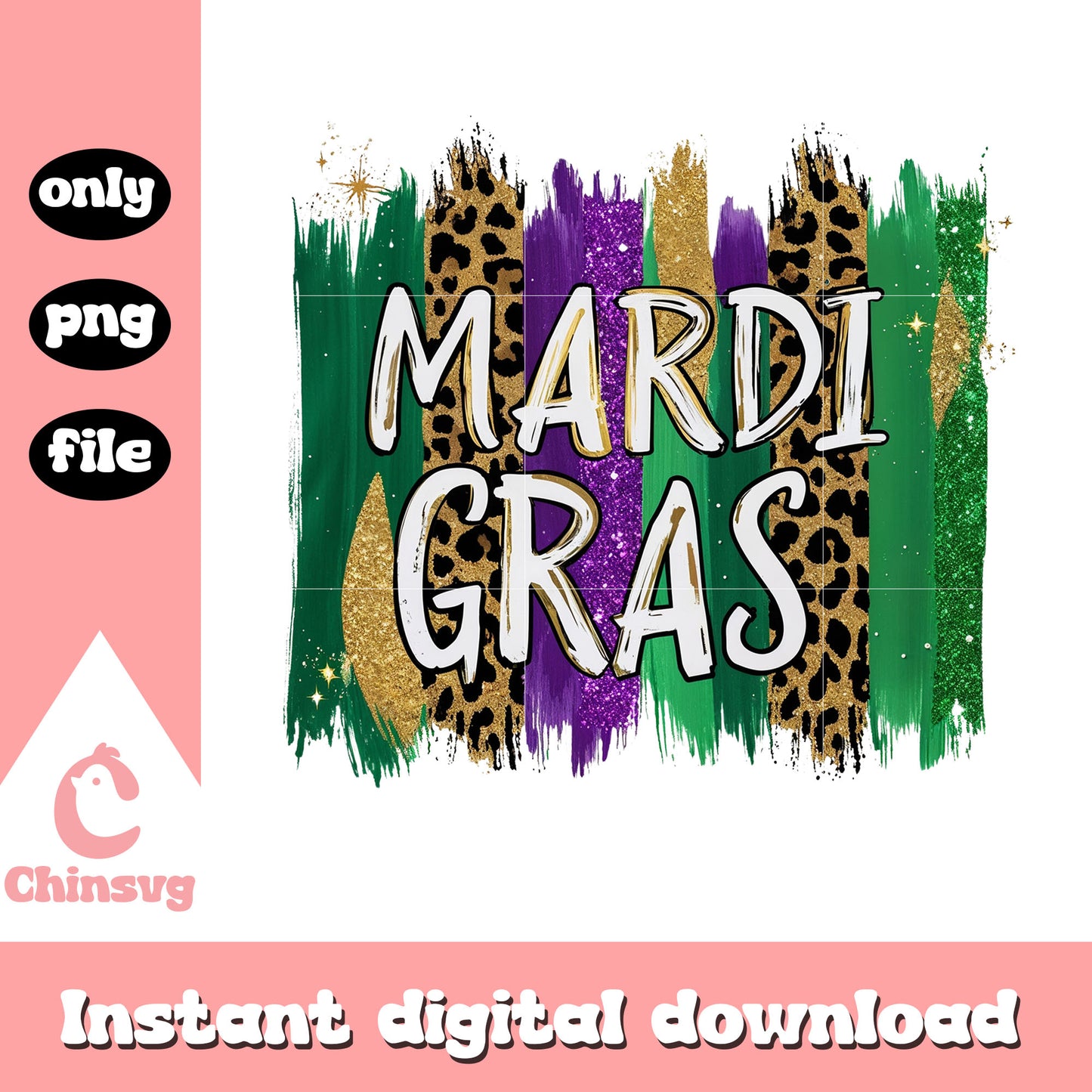 Green purple mardi gras png, carnival parades new orleans​ png