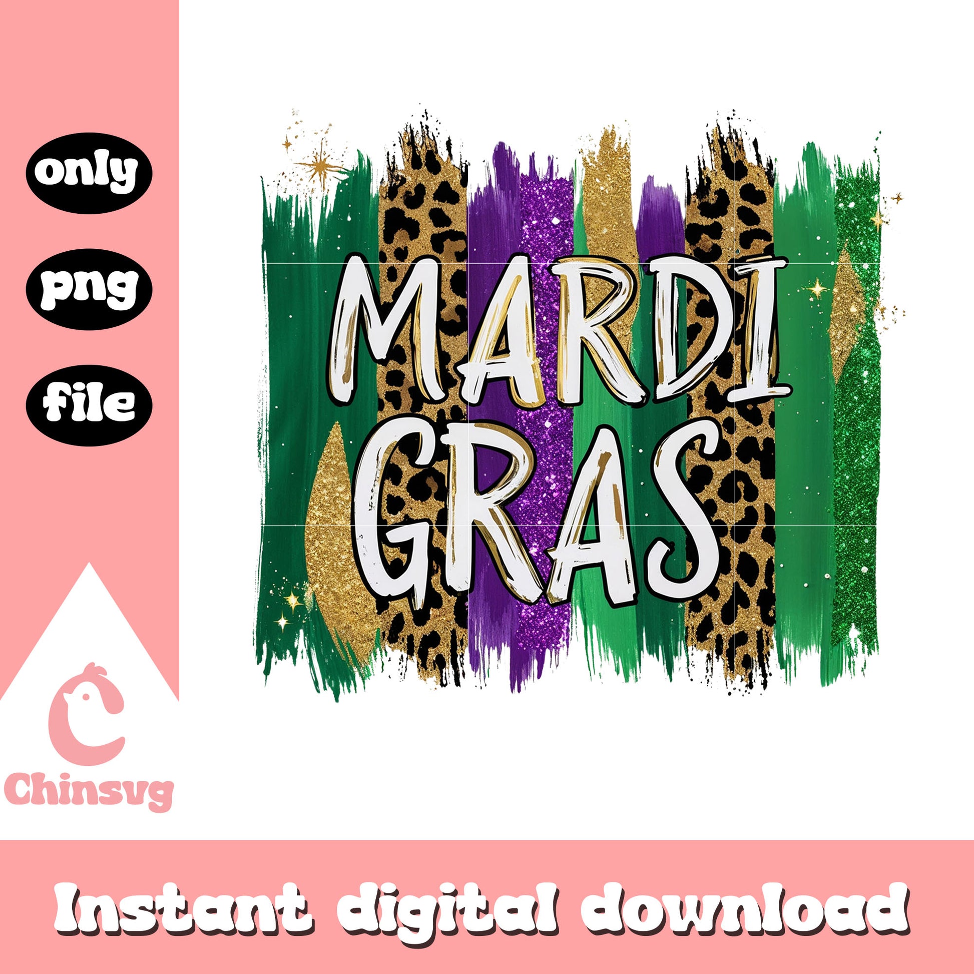 Green purple mardi gras png, carnival parades new orleans​ png