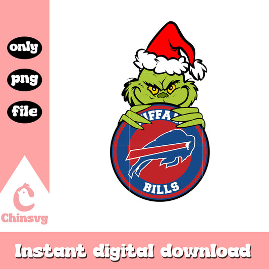 Grinch christmas buffalo bills png, nfl buffalo bills png
