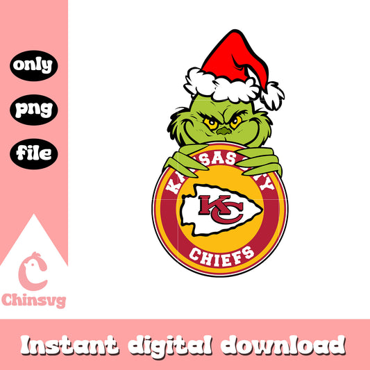 Grinch christmas kansas city chiefs png, nfl kansas city chiefs png