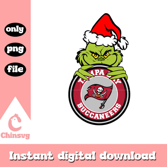 Grinch christmas tampa bay buccaneers png, buccaneers nfl png