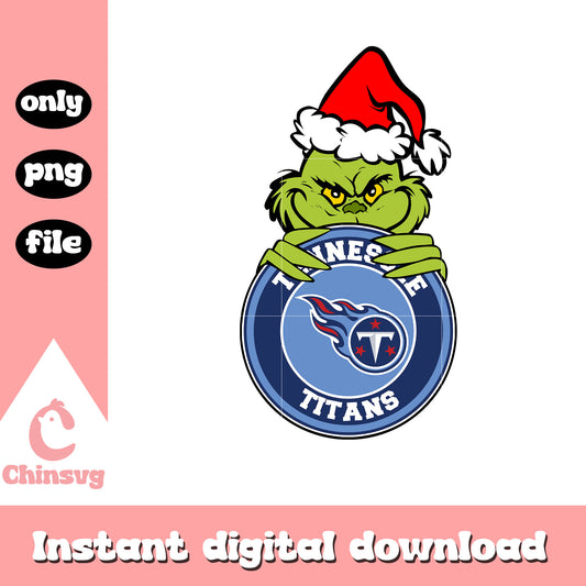 Grinch christmas tennessee titans png, titans nfl png