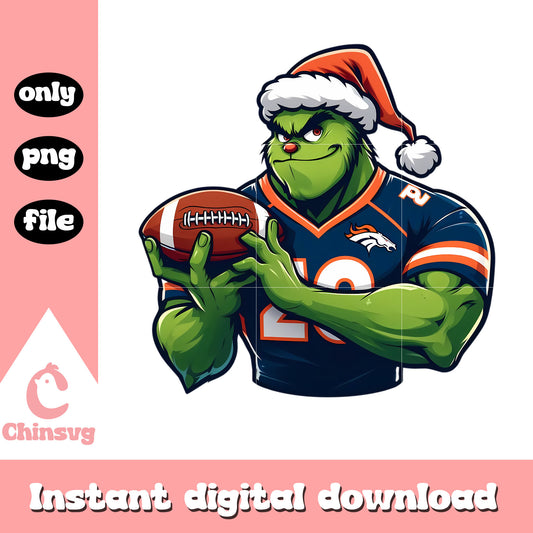 Grinch denver broncos logo png, denver broncos football​​​ png
