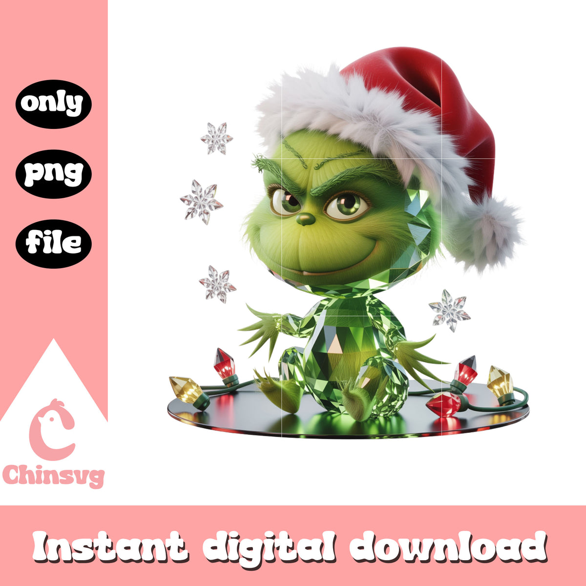 Grinch elf funny christmas design png, grinch xmas png