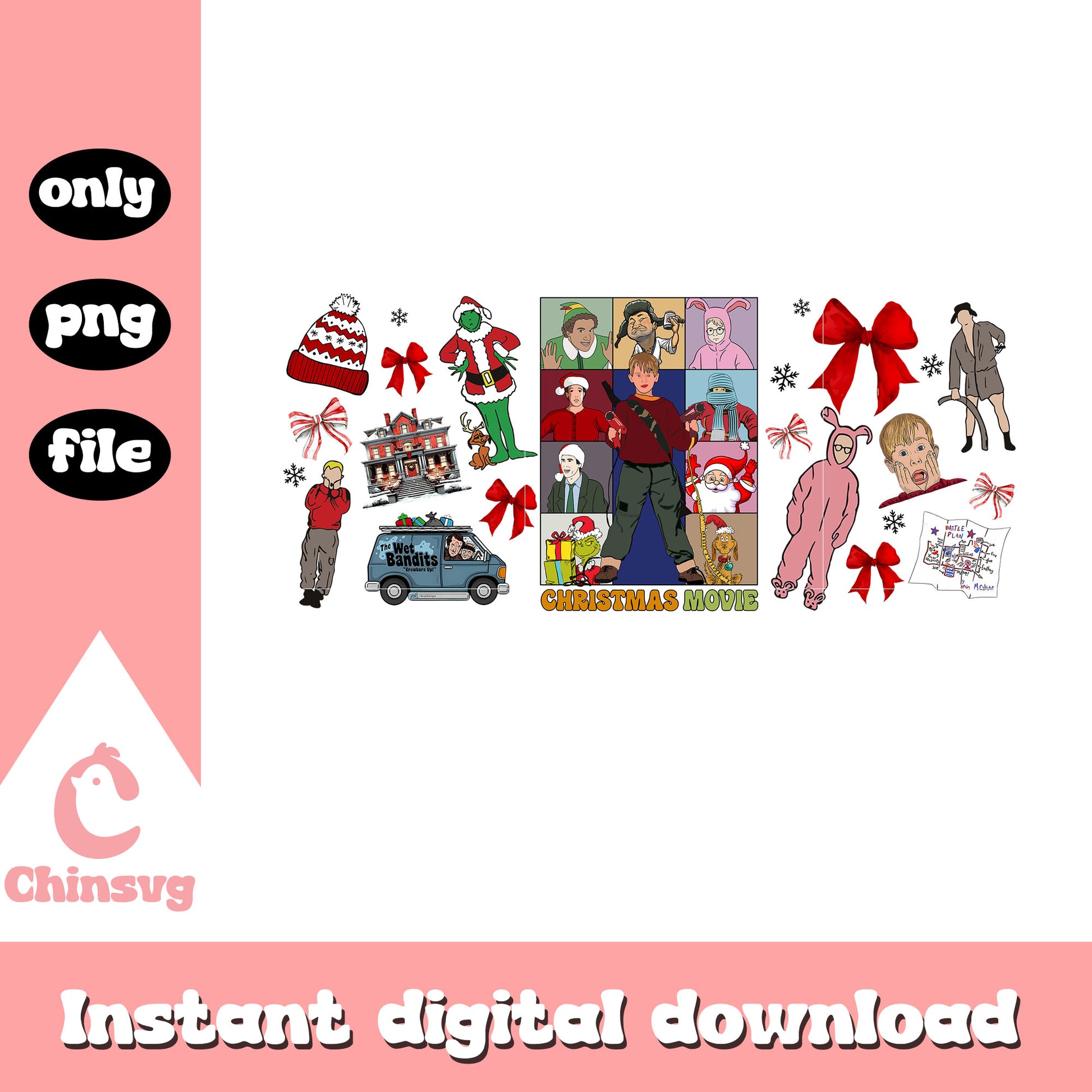 Grinchmas movie for christmas holiday png, the grinch png