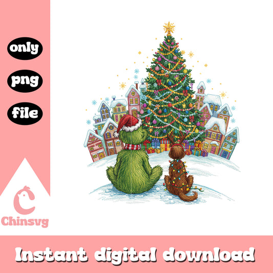 Grinch max merry christmas png, grinch outdoor decorations png