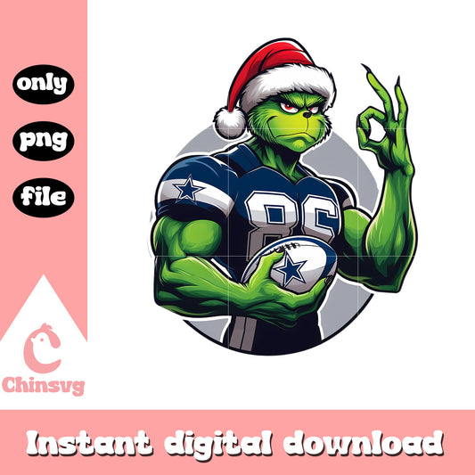 Grinch santa hat cowboys png, dallas cowboys news​​ png