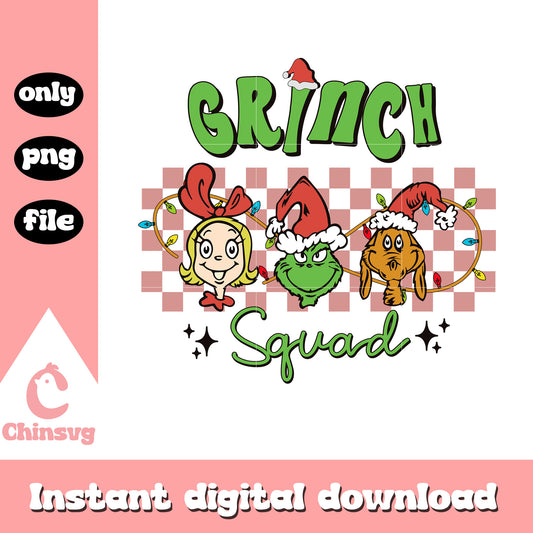 Grinch squad merry christmas png, grinch movie png