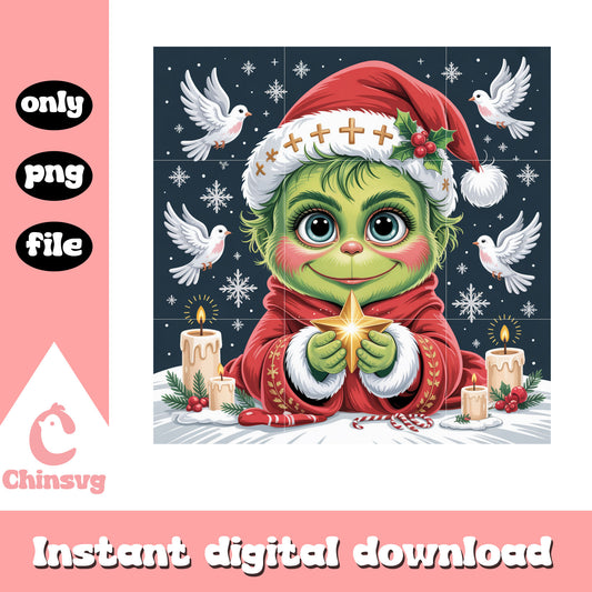 Grinch stole christmas cartoon png, grinch ornaments clipart png