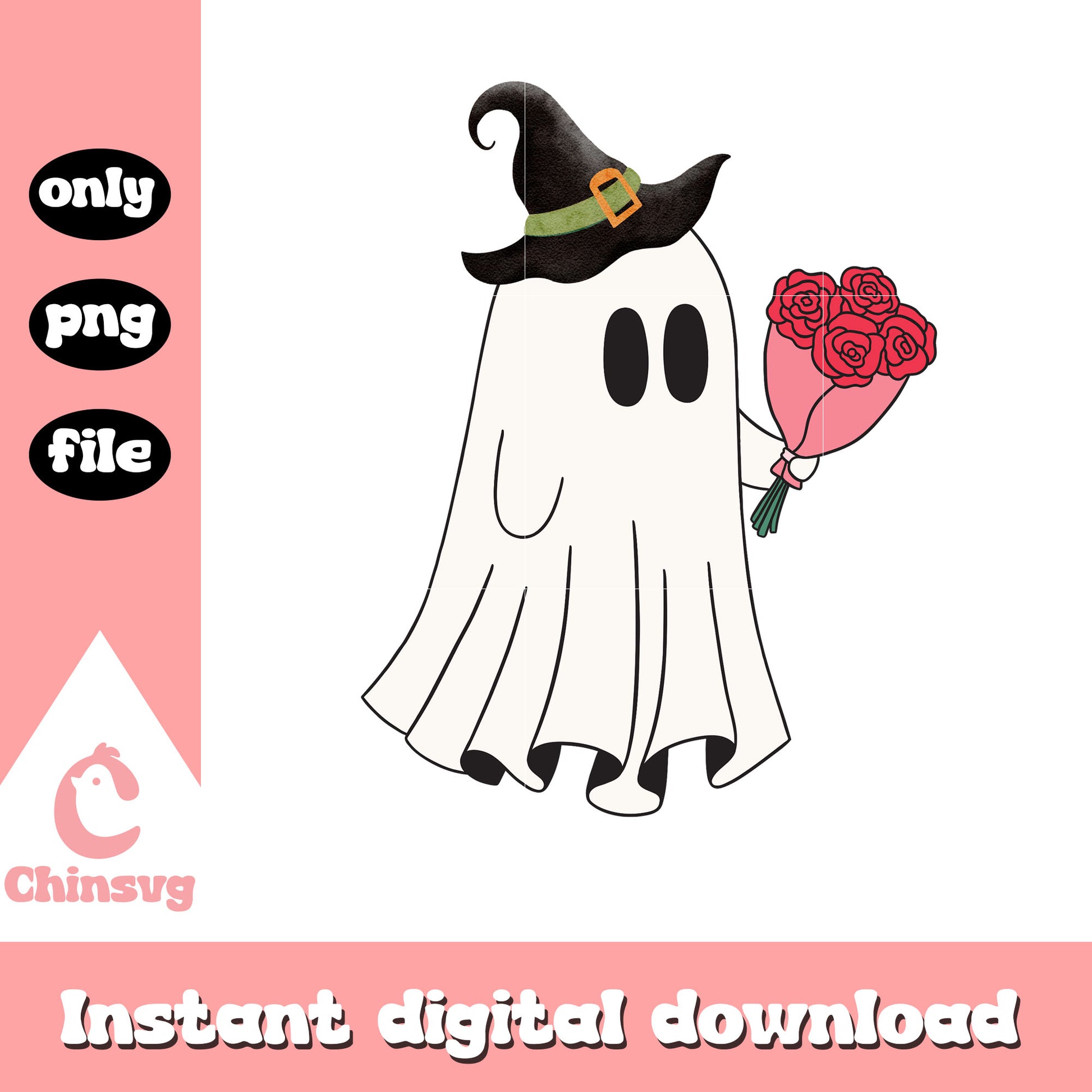 Groom sheet ghost halloween costume png, witch hat png