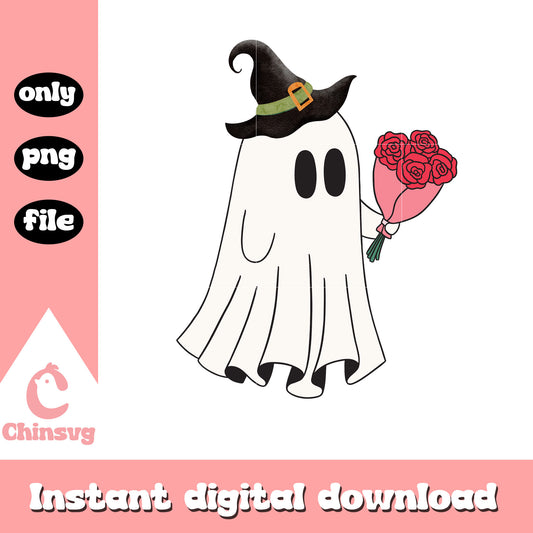 Groom sheet ghost halloween costume png, witch hat png