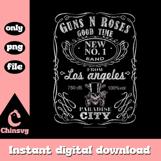 Guns n' roses hard rock band png, rock band png, music png