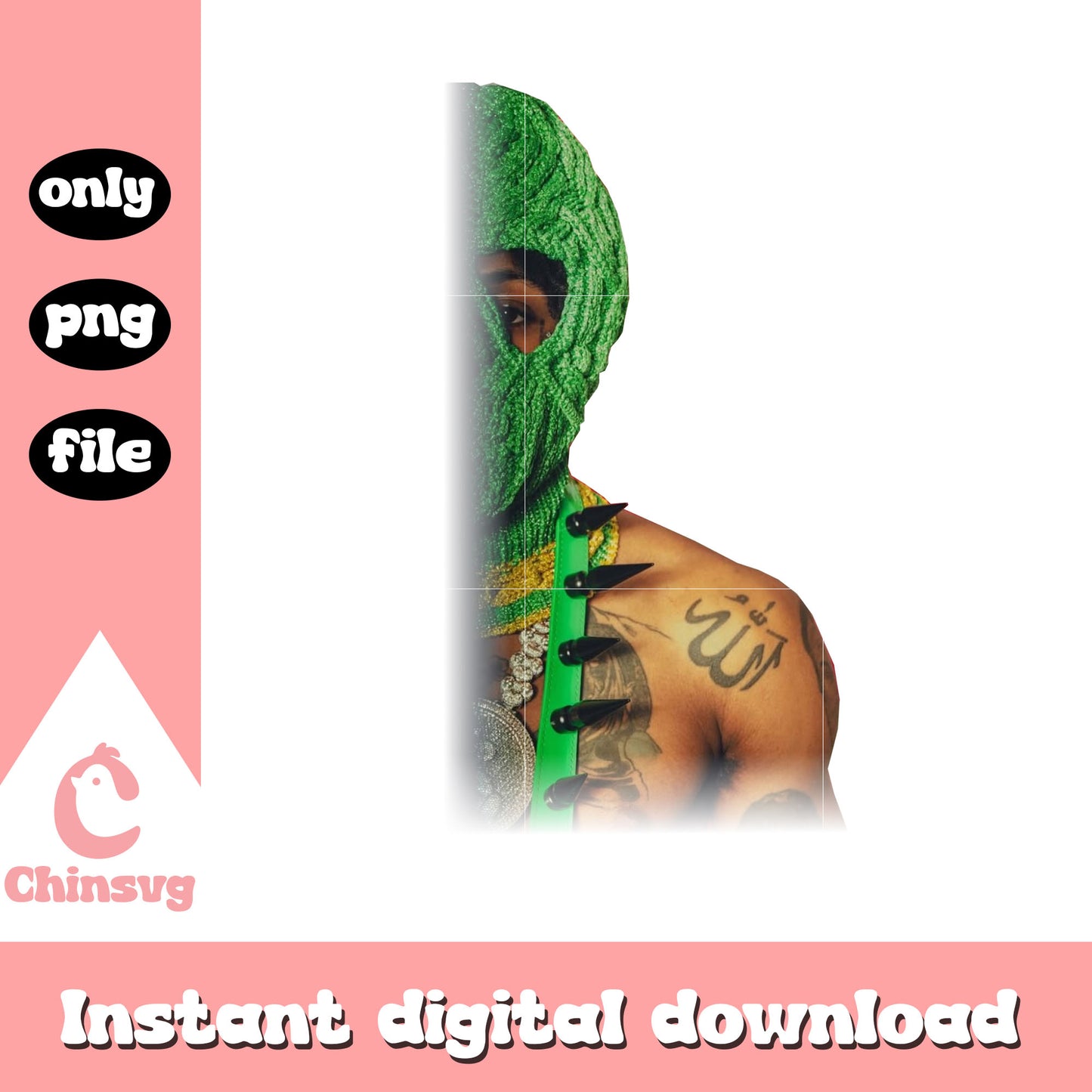 Half nba younboy design png, smile tour png, masa tour 2025 png