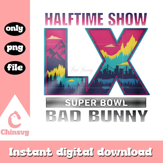 Halftime show super bowl badbunny png, super bowl halftime​ png