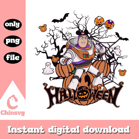 Halloween buzz lightyear design png, toy story buzz lightyear png