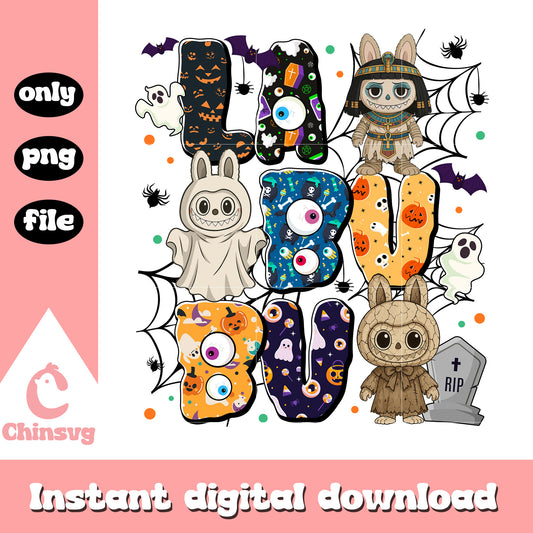 Halloween character labubu costume png, halloween kills png