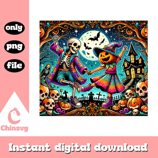 Halloween dance skeleton design png, halloween drawing png