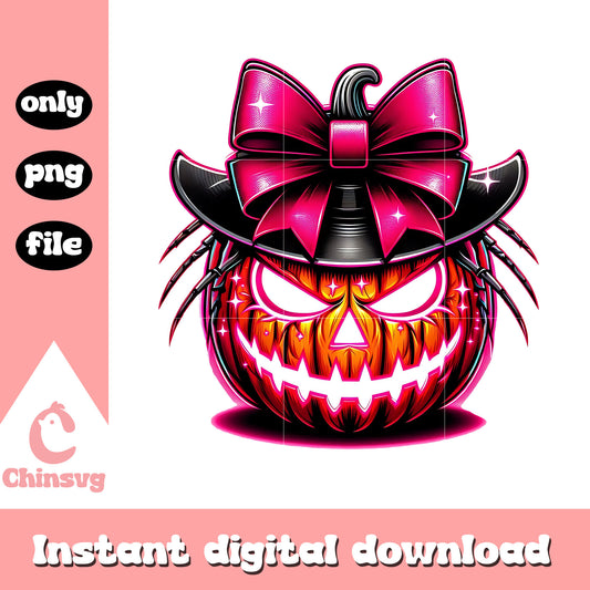 Halloween horror pumpkin png, trick or treat png, halloween png