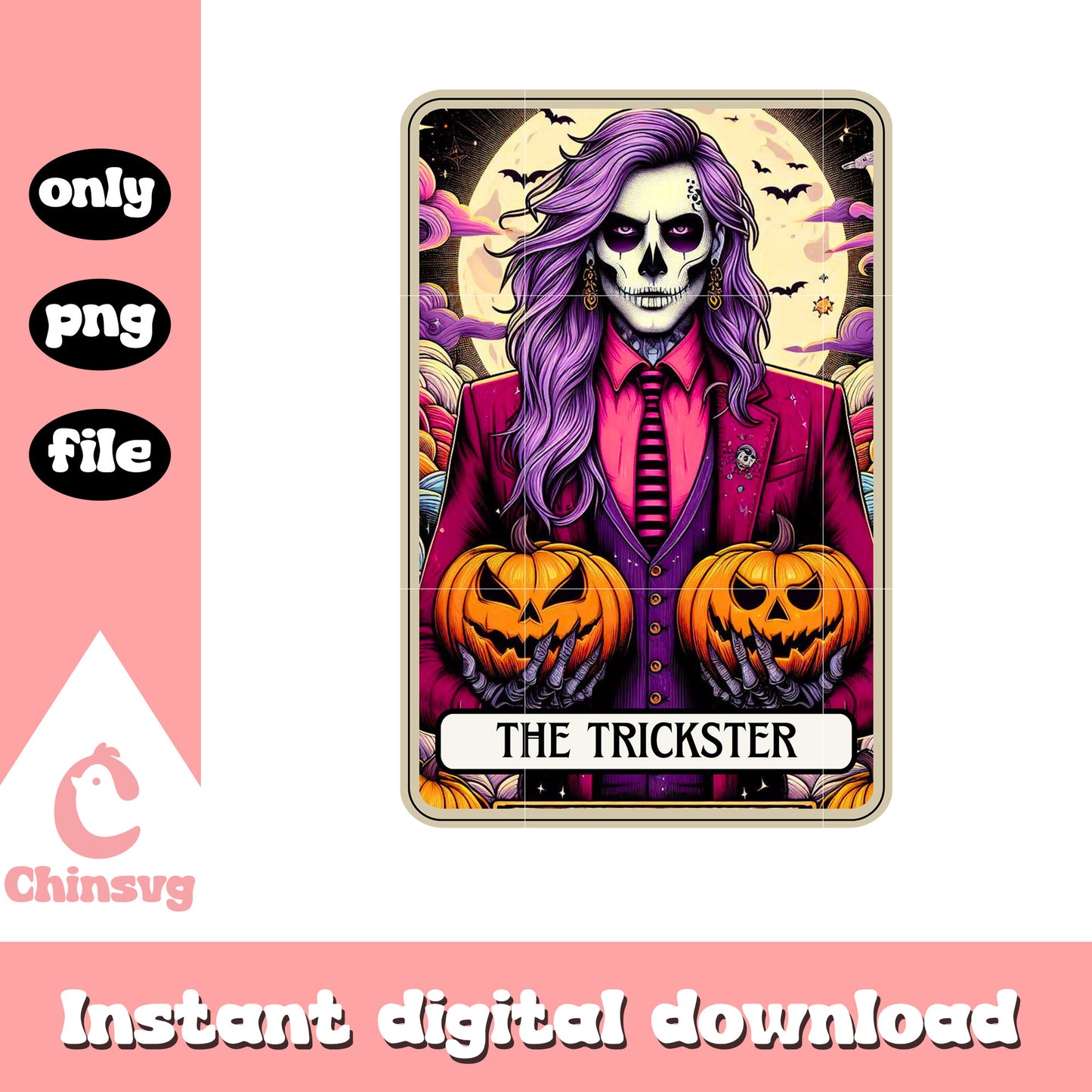 Halloween jocker and pumpkin png,  halloween pumpkin png