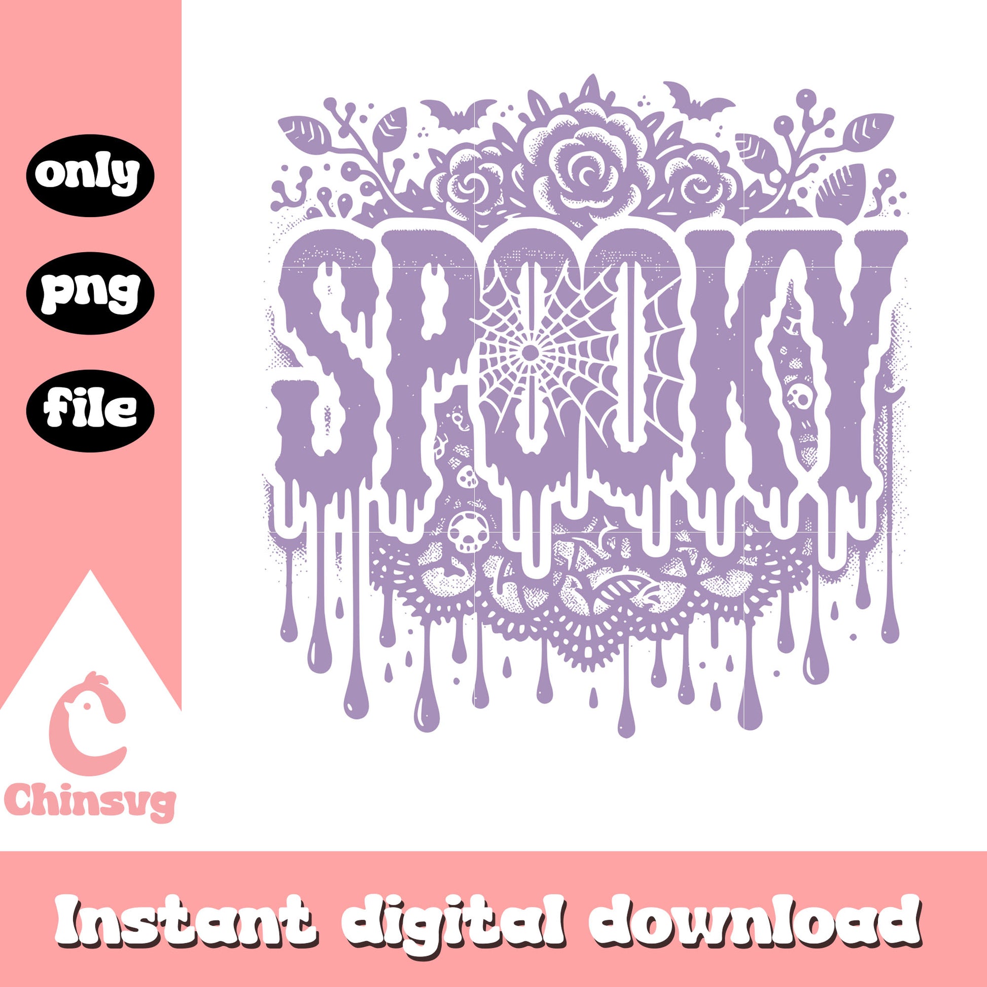 Halloween lace spooky vintage png, halloween png