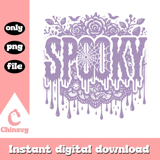 Halloween lace spooky vintage png, halloween png