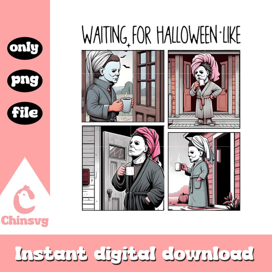 Halloween michael myers character design png, halloween ideas png