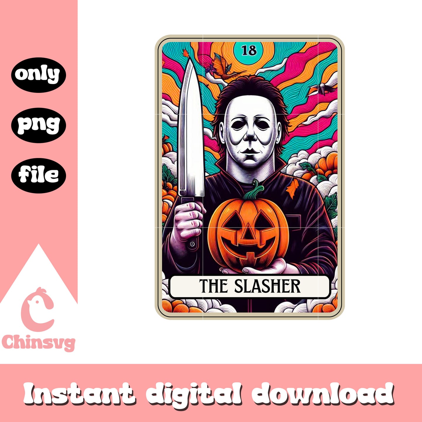 Halloween michael myers the slasher png, halloween png