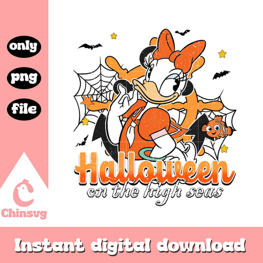 Halloween on the high seas daisy png, disney daisy duck png