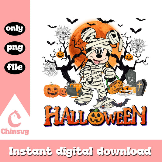 Halloween pumpkin mickey mouse png, mickey mouse halloween png
