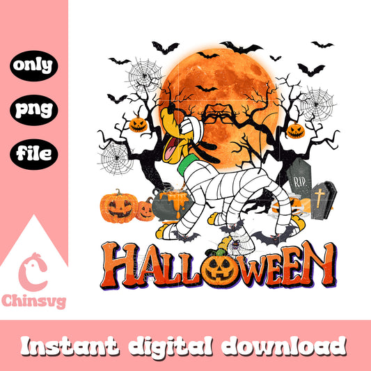 Halloween pumpkin pluto design png, pluto halloween png