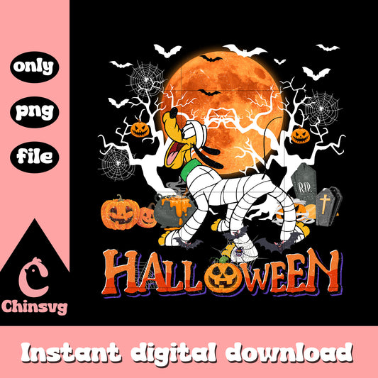 Halloween pumpkin pluto png, pluto disney halloween png