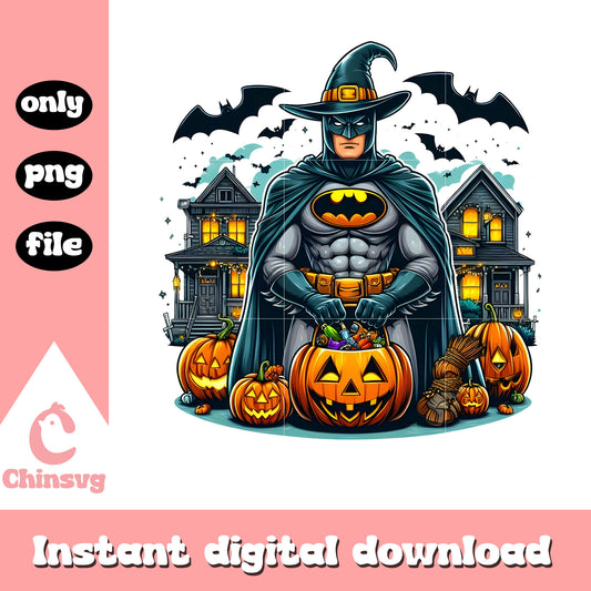 Halloween pumpkin witch batman cartoon png, avengers batman png