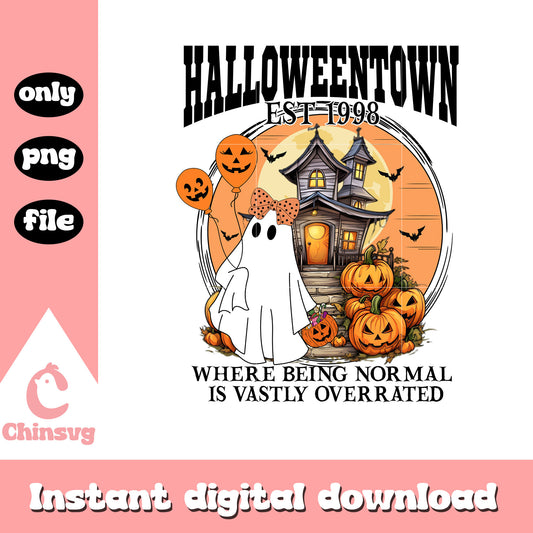 Halloweentown ghost and pumpkin png, halloweentown png, ghost png