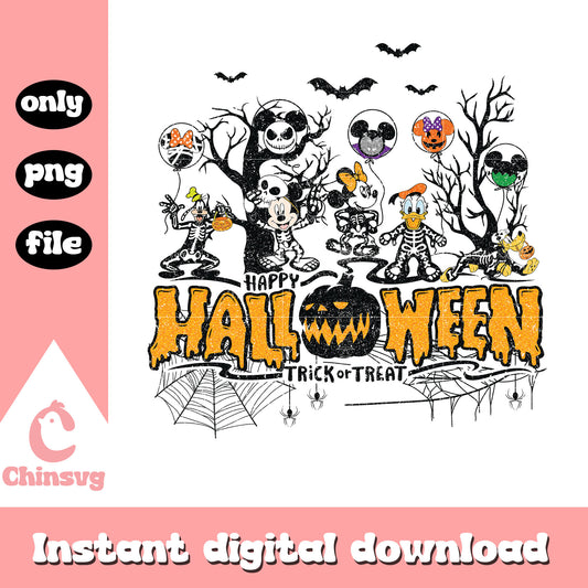 Halloween trick or treat mickey disney cartoon png, mickey cartoon png