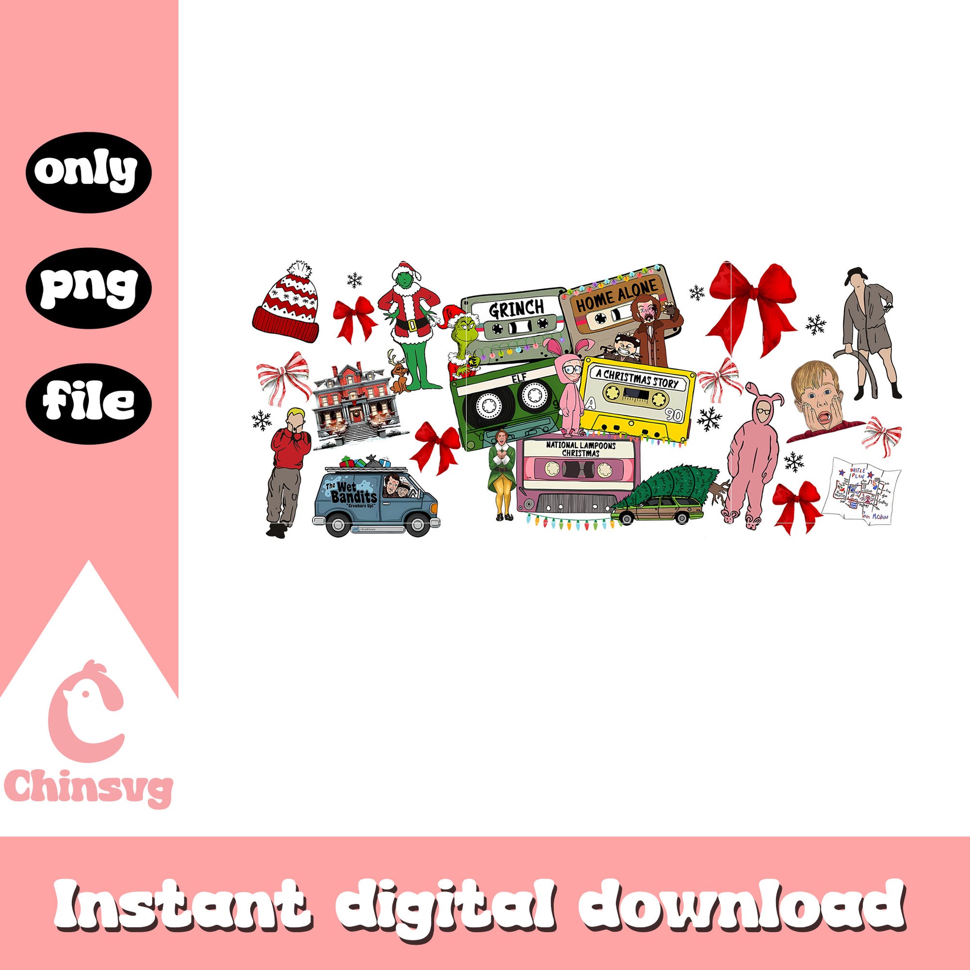 Happy coquette christmas grinch clipart png, grinch images png