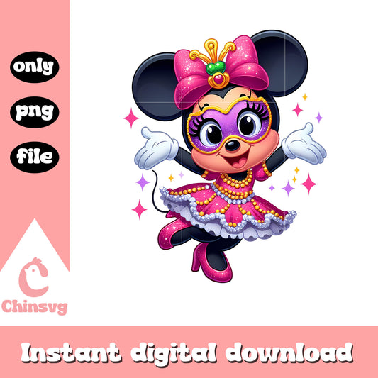 Happy mardi gras day minnie mouse png, happy mardi gras png