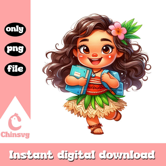 Happy moana and school supplies png, school near me png
