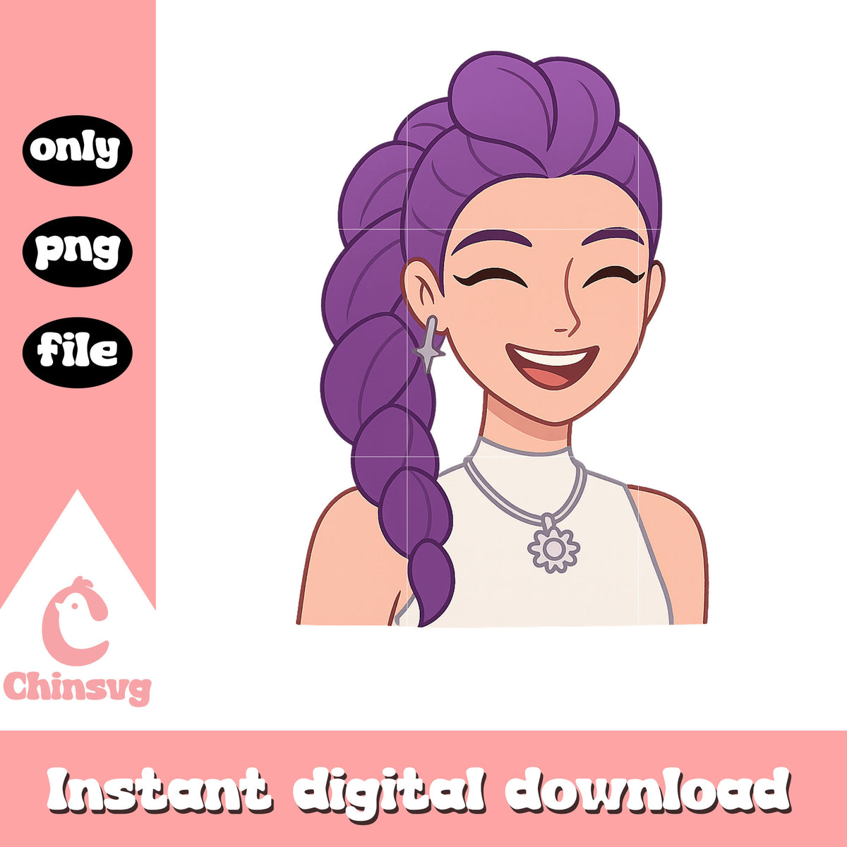 Happy rumi huntrix member design png, huntrix rumi png, huntrix merch ...