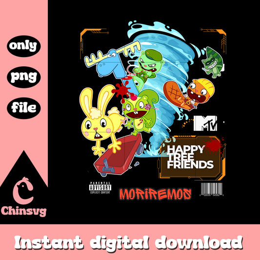 Happy tree friends moriremos png, happy tree friends cartoon png