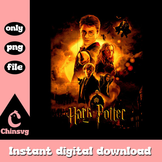 Harry Potter and Hermione Granger character png, harry potter movie png