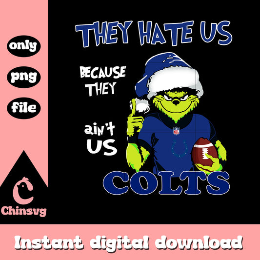 Hat grinch indianapolis colts png, indianapolis colts nfl​ png