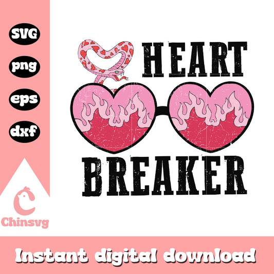 Heart breaker valentine's day heart design svg, Heart breaker svg
