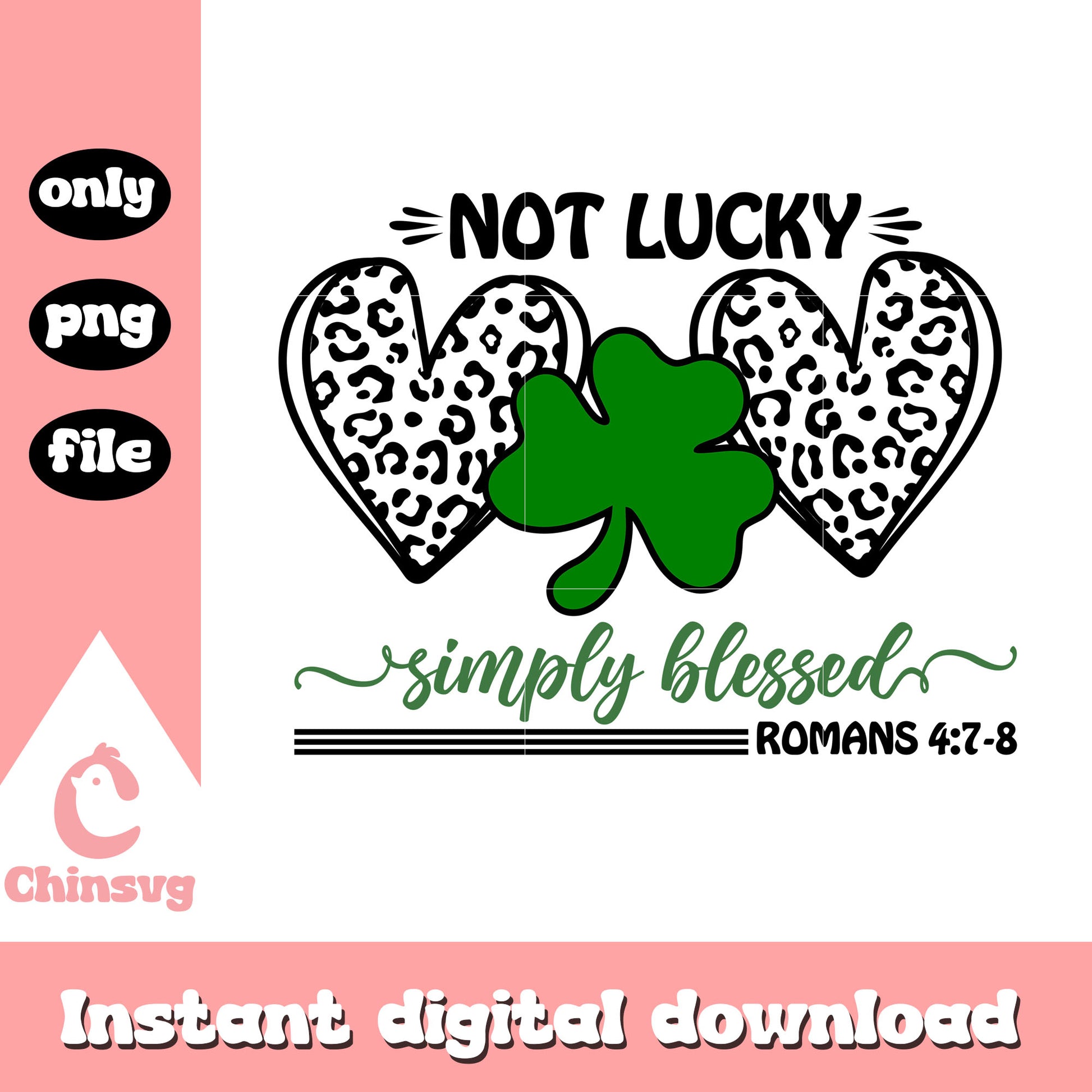 Hearts clover patrick’s png, st patrick door decoration​​ png