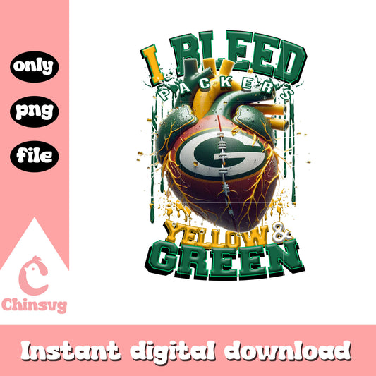 Heart team green bay packers png, green bay packers png